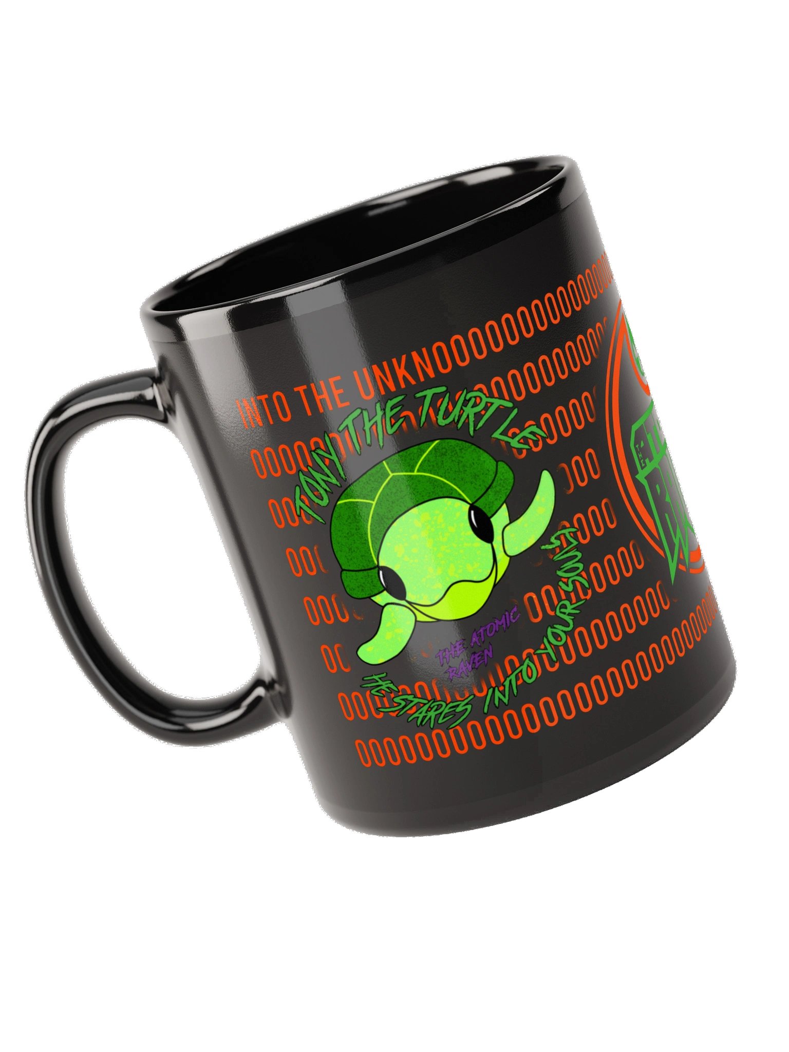 Tony The Turtle Black Mug product image (5)