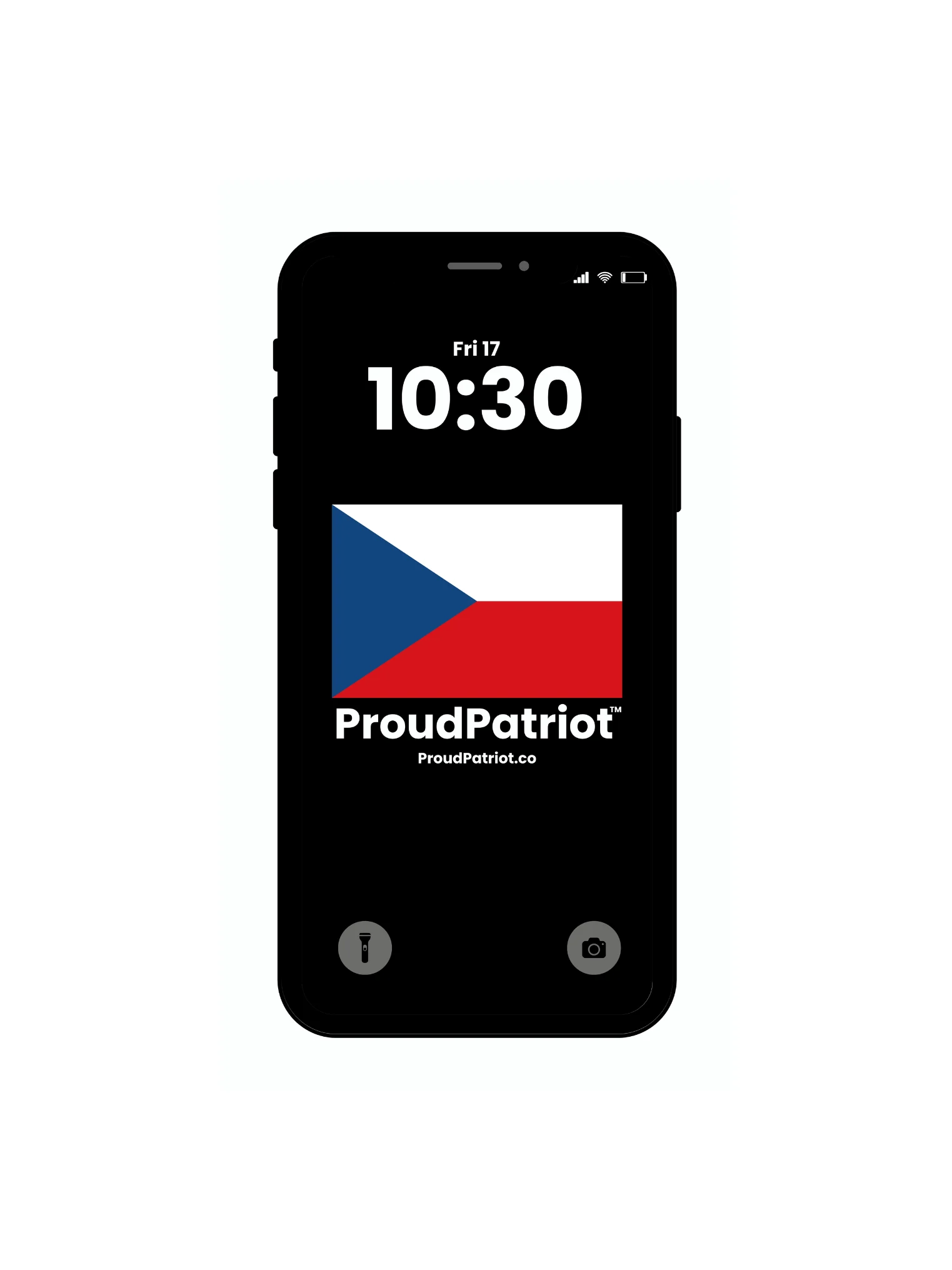 Czech Republic Proud Screensaver Dark Mode product image (1)