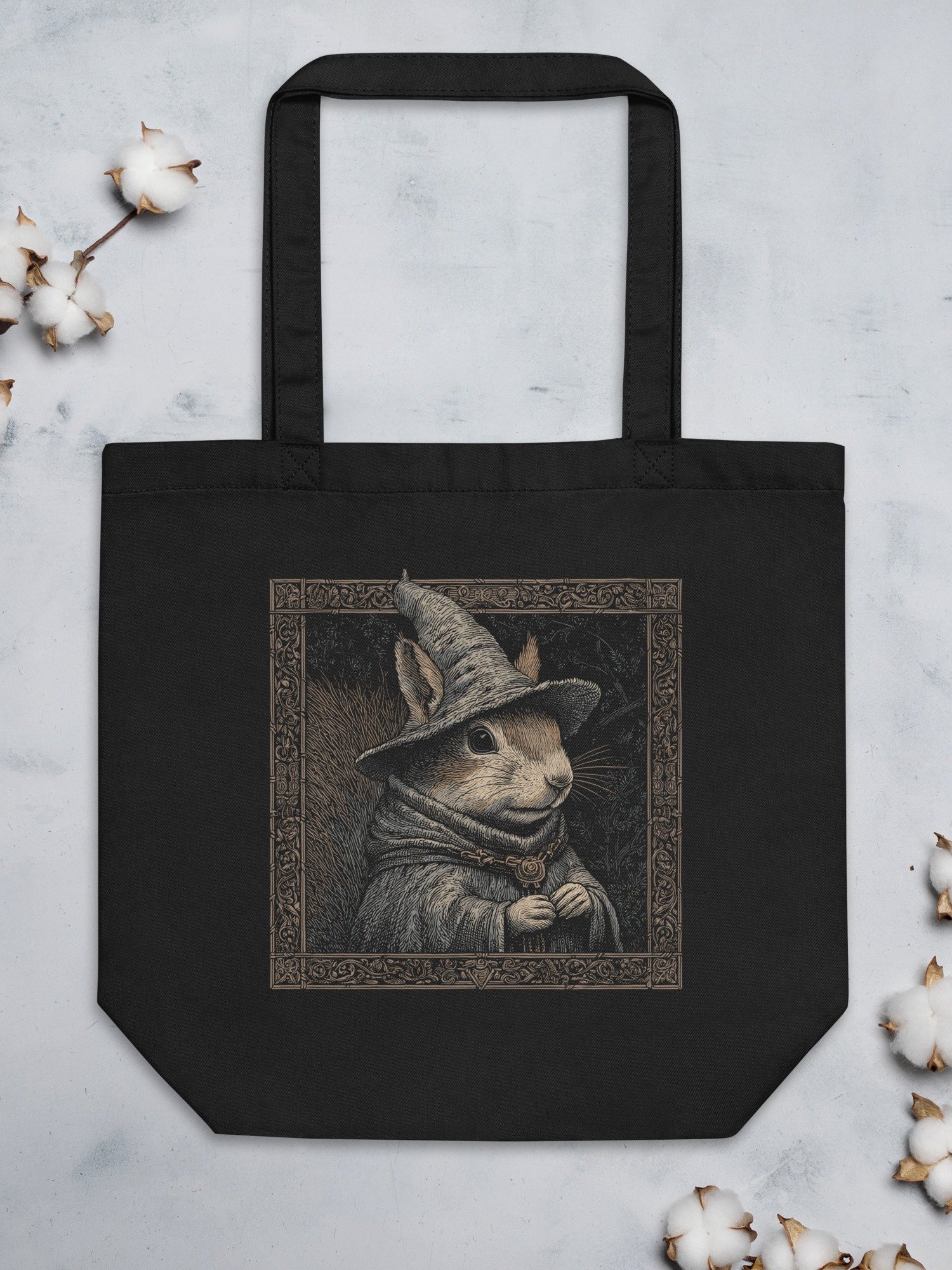 Wizard Squirrel Eco-Friendly Tote Bag | 100% Organic Cotton product image (1)