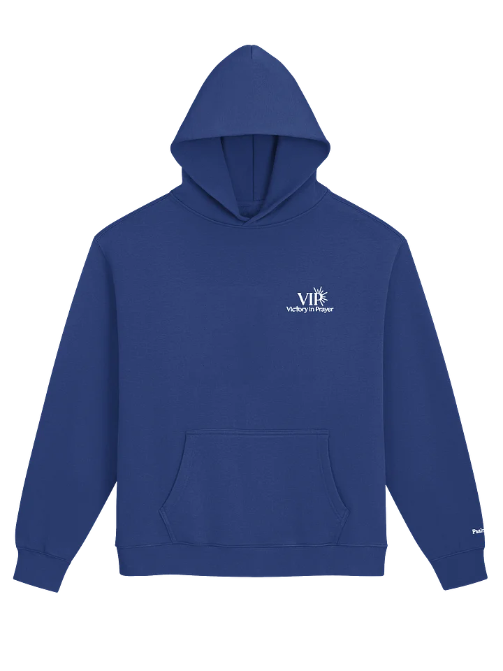 Embroidered Unisex VIP Hoodie with Psalms 23 on sleeve product image (1)