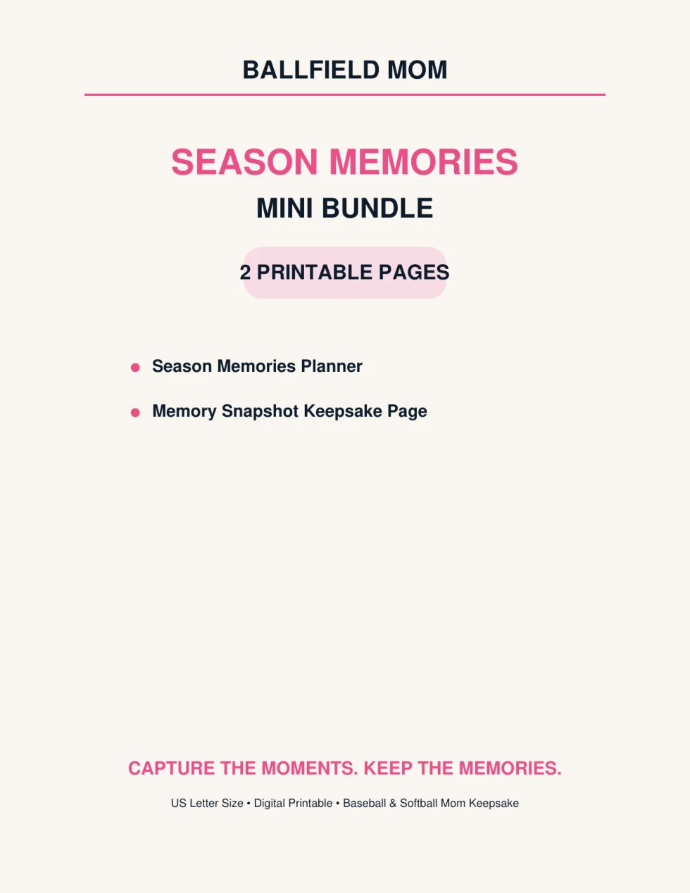 Season Memories Bundle | Printable PDF product image (1)