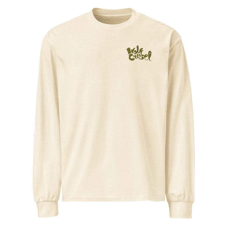 Wolf Counsel AS Colour Premium Heavyweight Long Sleeve Shirt (Back Patch) product image (1)