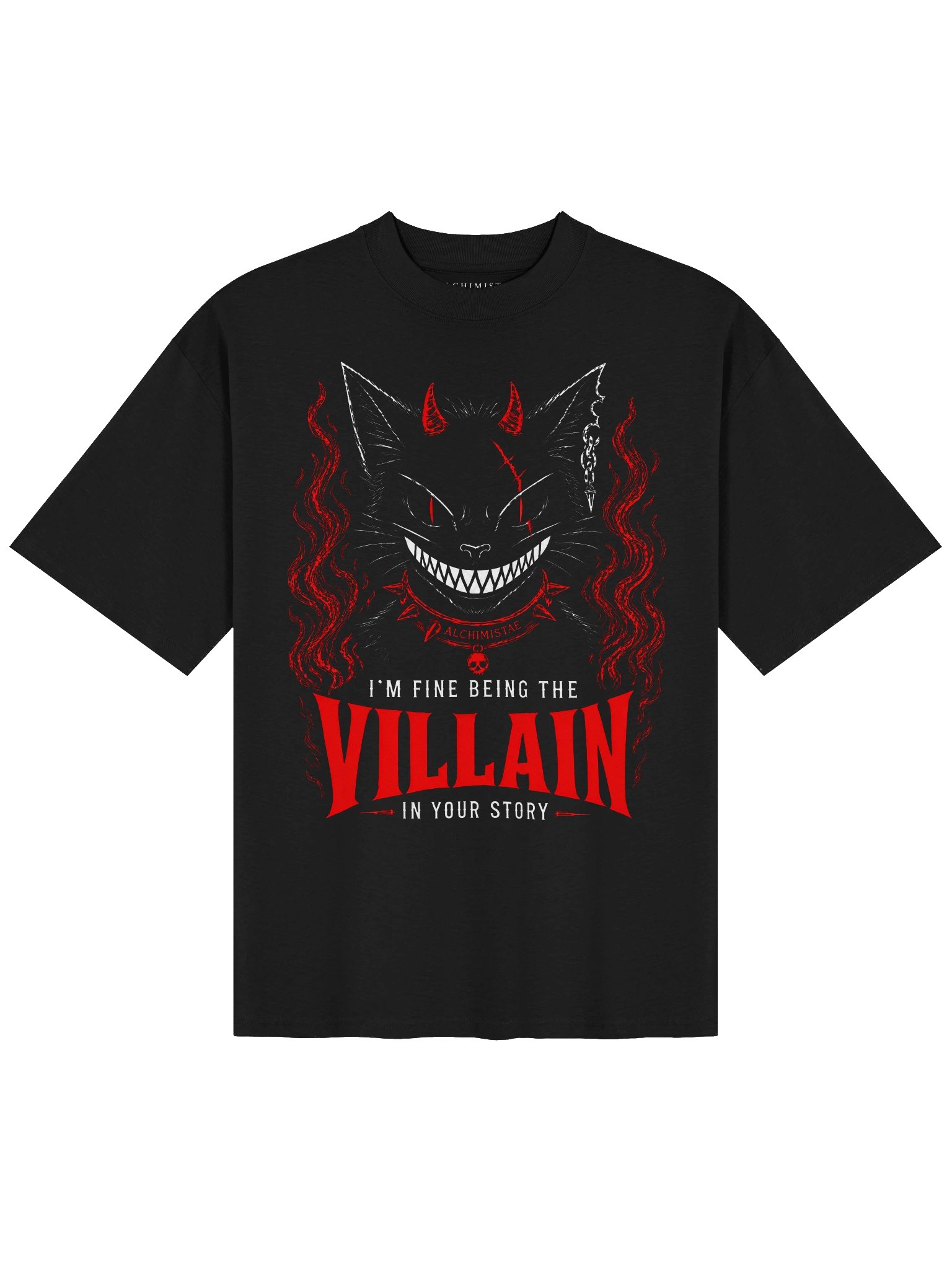 T-Shirt Unisex Oversize Coton Bio Poids Lourd – THE VILLAIN product image (1)