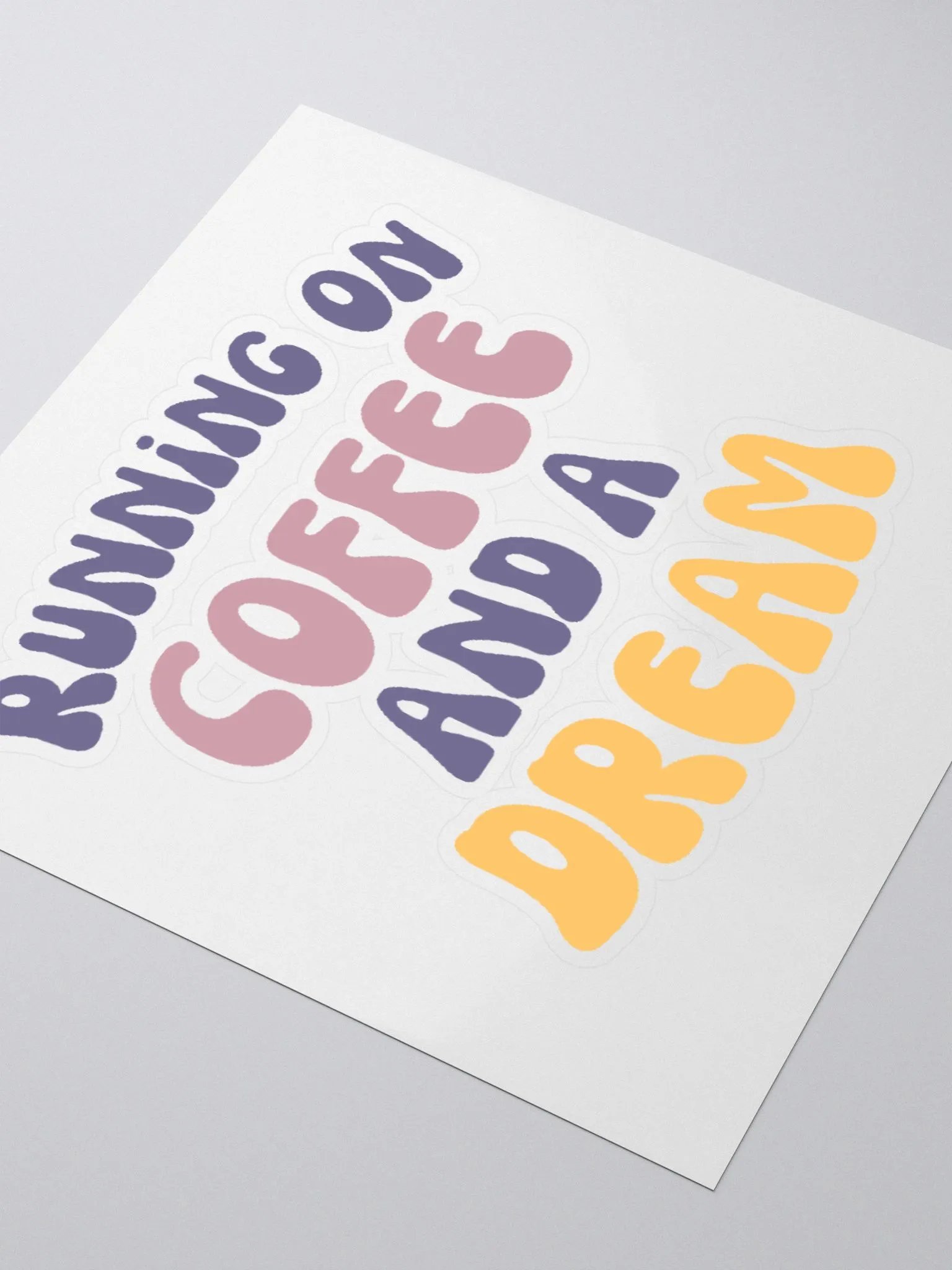 Coffee and Dreams Sticker product image (9)