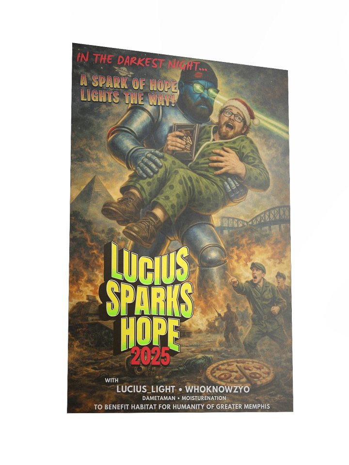 Lucius Sparks Hope 2025 — Limited Edition Theatrical Poster product image (3)