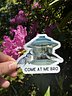 Come At Me Bro Funny Bird Sticker