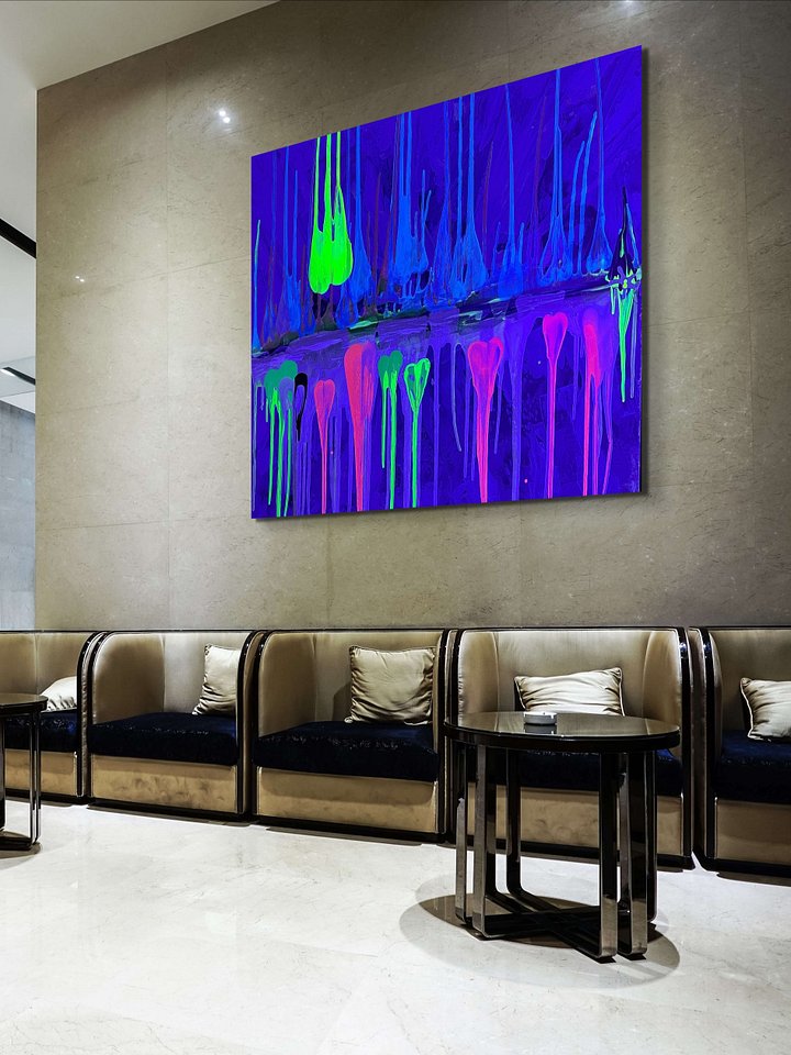 Reflecting Hearts UV Canvas Print product image (1)