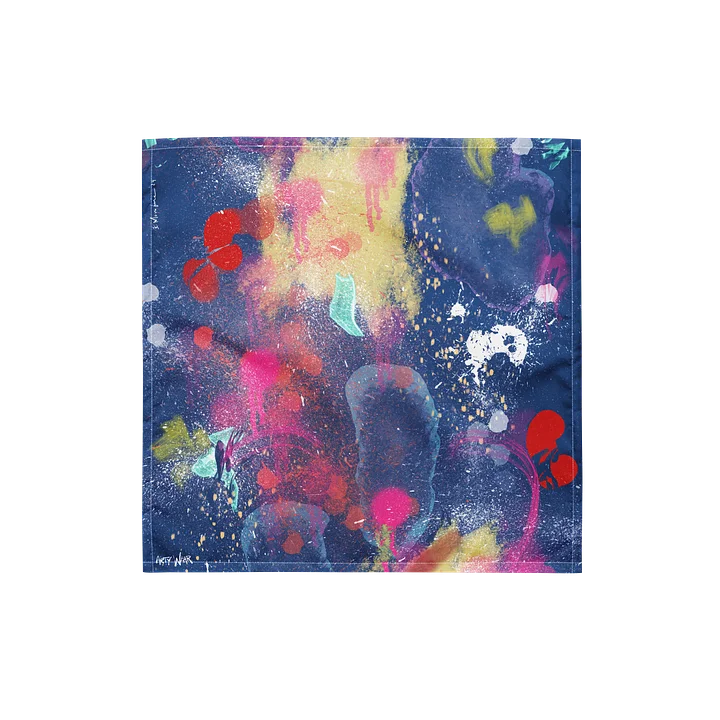 'True Blue Splash' Bandana product image (1)