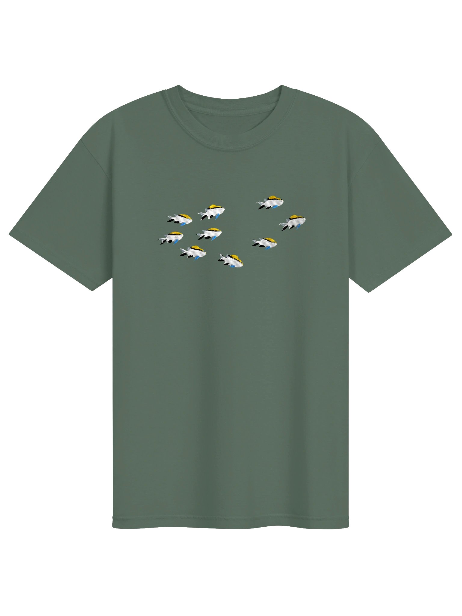 A School of Barrier Reef Chromis Embroidered Premium Shirt | Saltwater Reef Aquarium Fish & Marine Life Apparel product image (25)