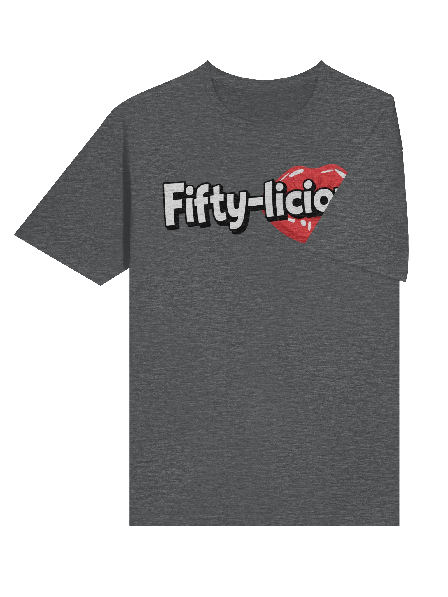 Fifty-licious Red Lips Graphic Tee product image (4)