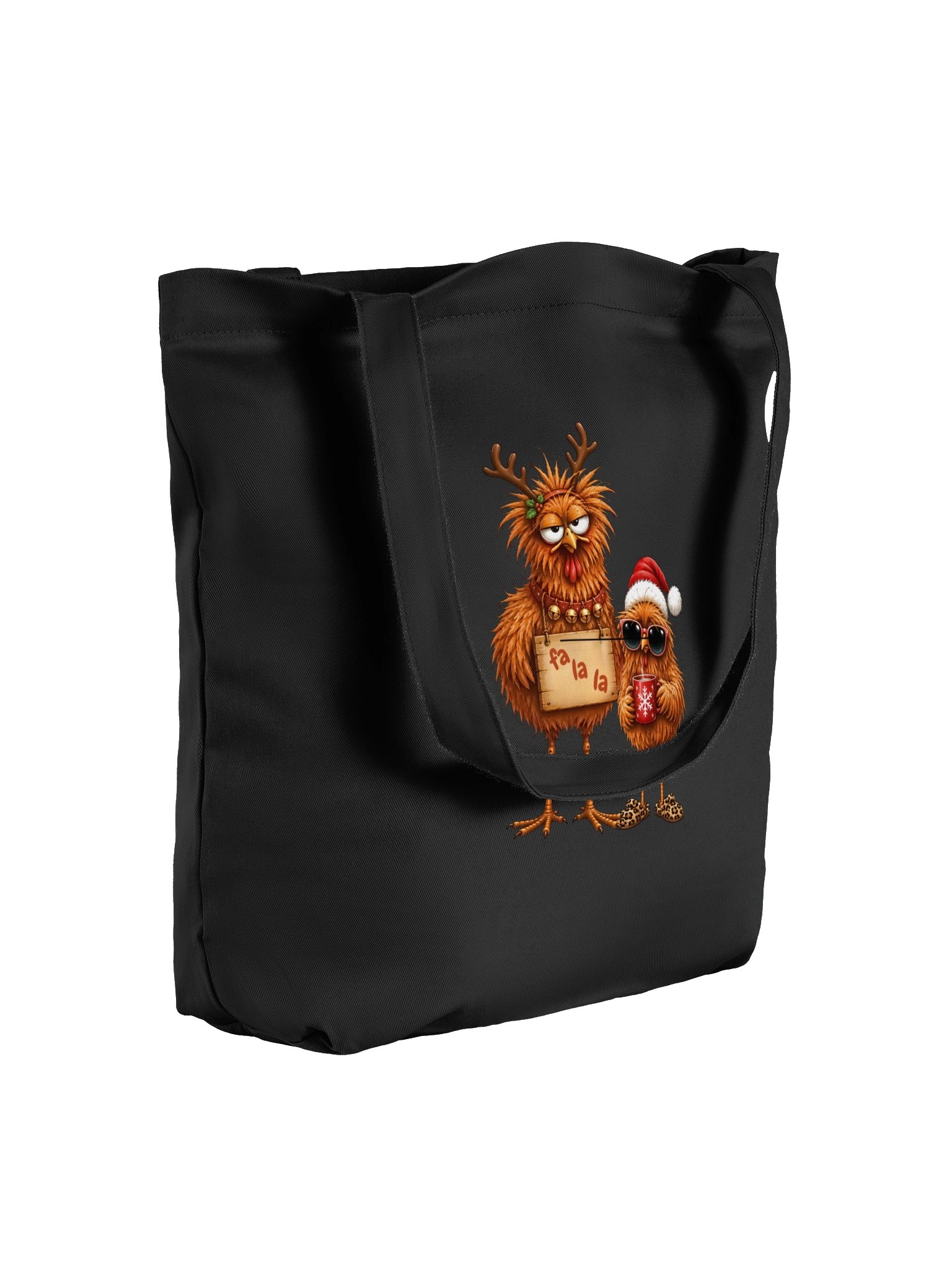 Fa La La Christmas Birds Tote Bag product image (8)