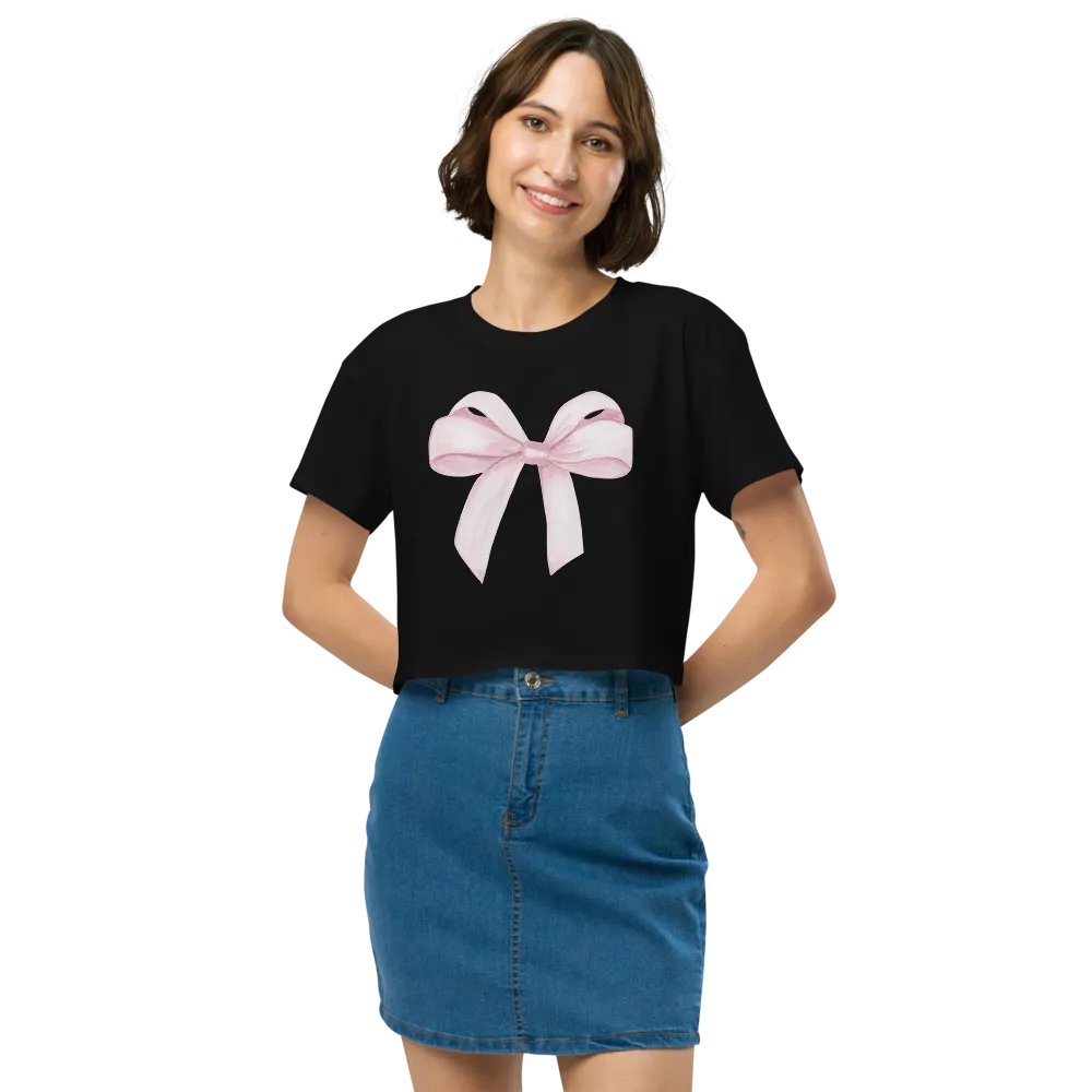 Pink coquette Crop Top product image (3)