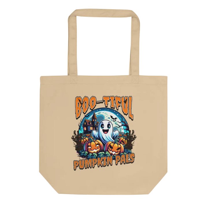 Boo-tiful Pumpkin Pals Organic Tote Bag product image (1)