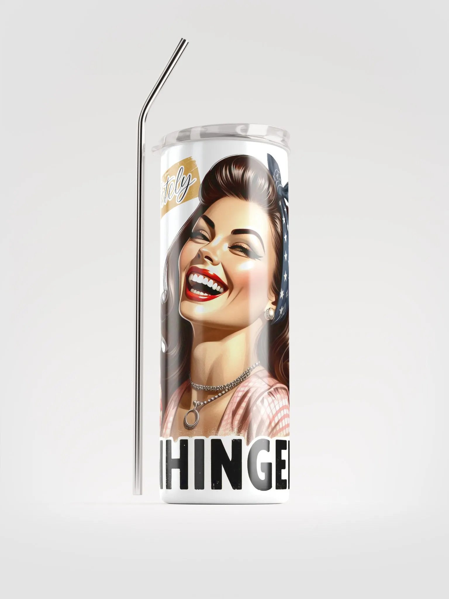 Completely Unhinged Stainless Steel Tumbler product image (1)