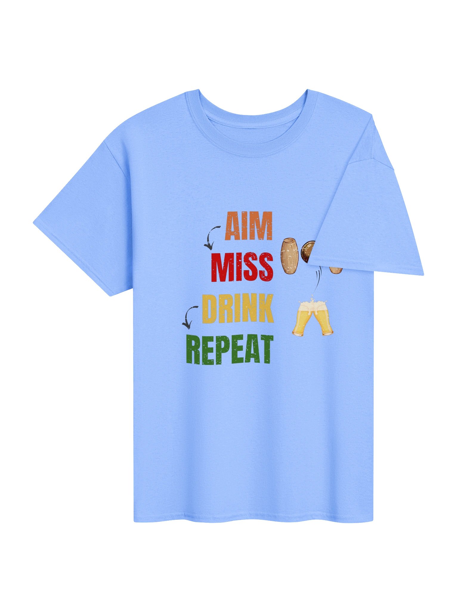 Aim > Miss > Drink > Repeat Tee product image (94)