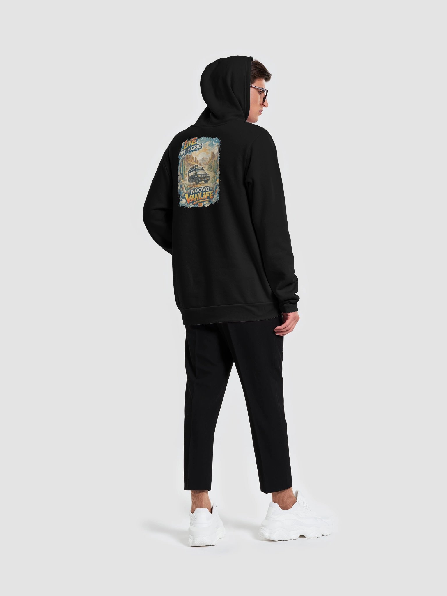 Live Off the Grid Black Hoodie product image (7)