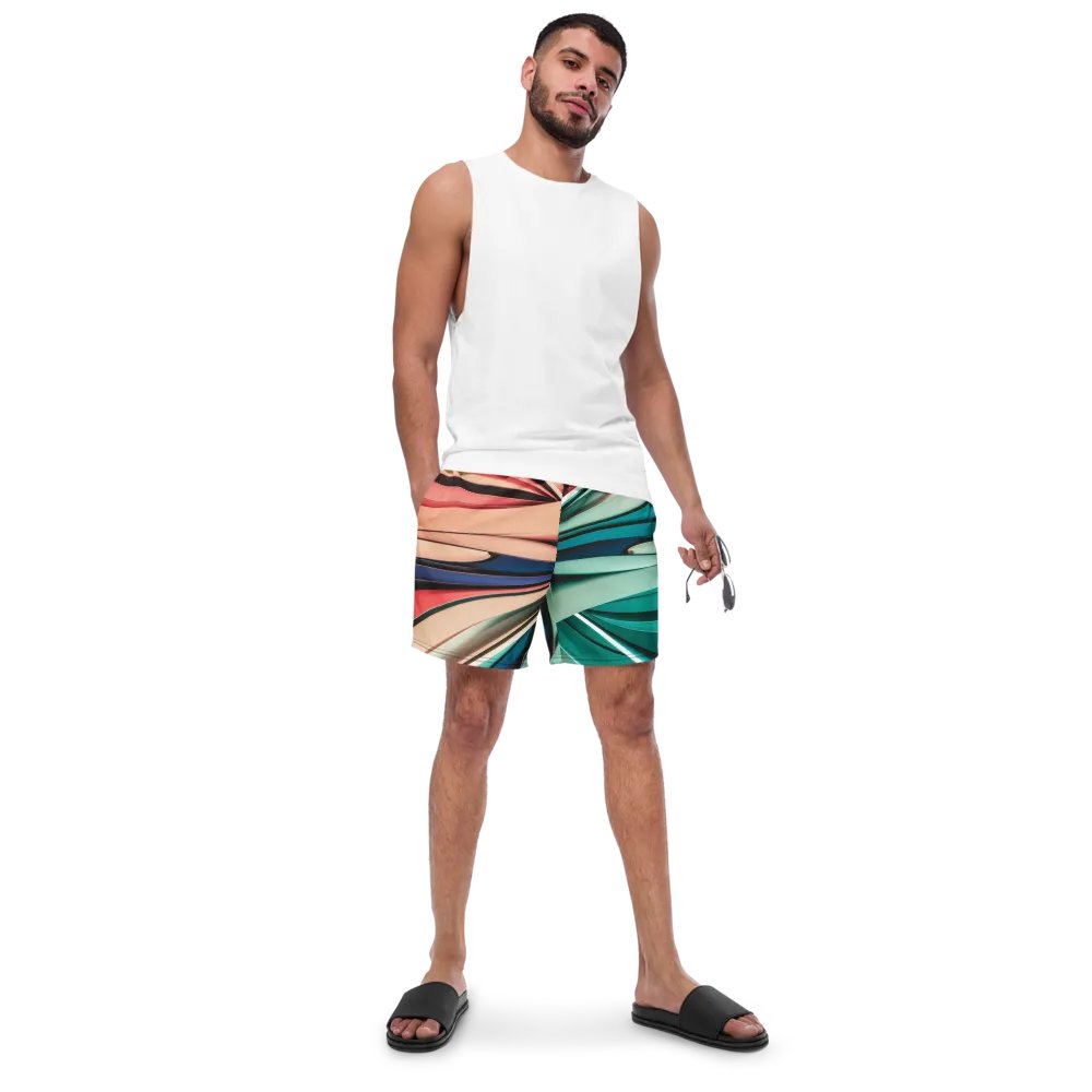 TDS Music Abstract Swim Trunks in Vibrant Colors (2XS-6XL) product image (7)