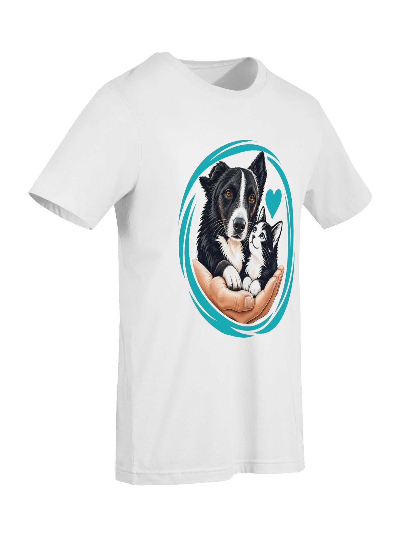 AAS · In guten Händen – Tierherz-Motiv | Unisex-Shirt product image (5)