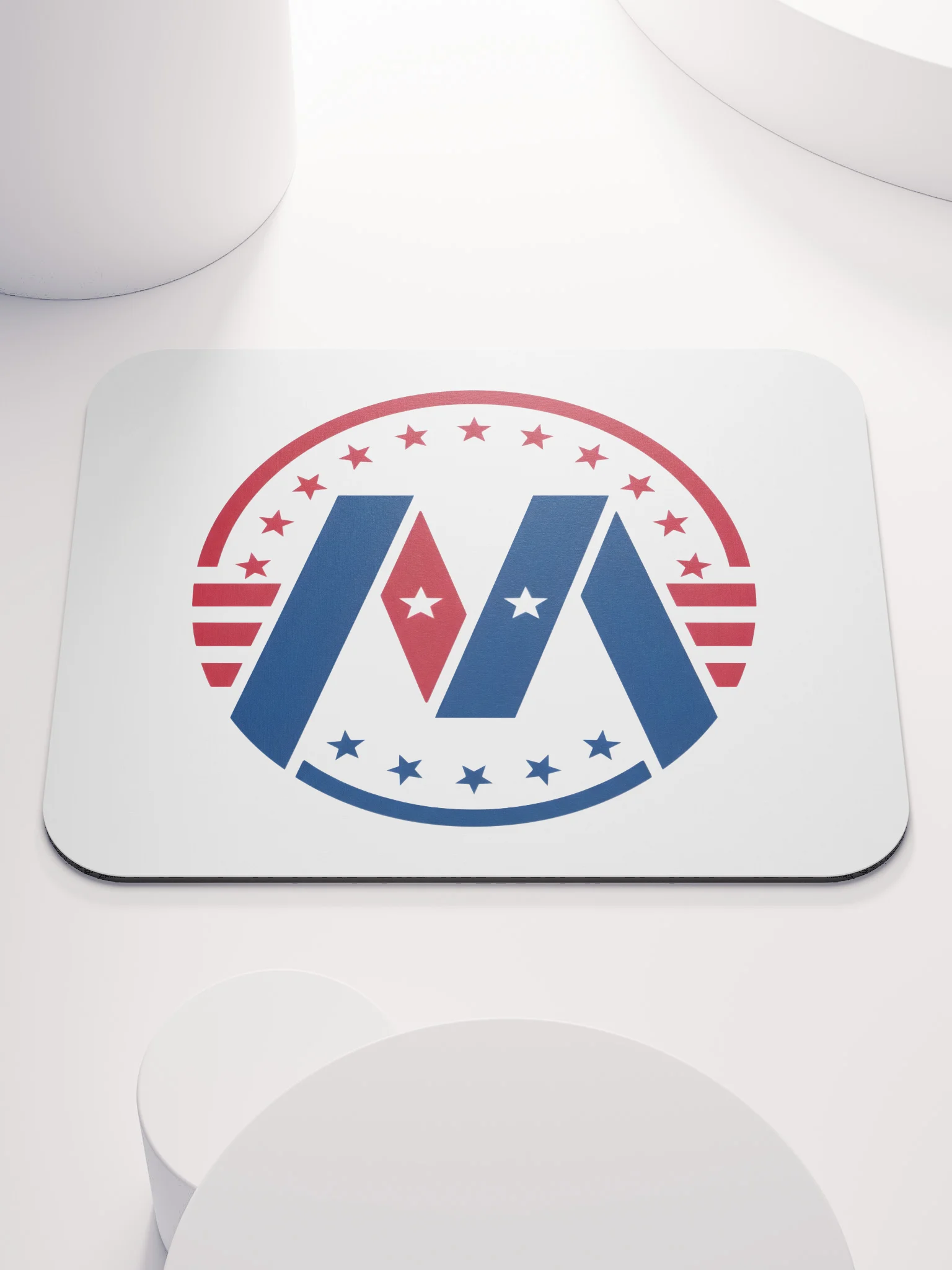 Red, White & Blue MM Mouse Pad product image (1)