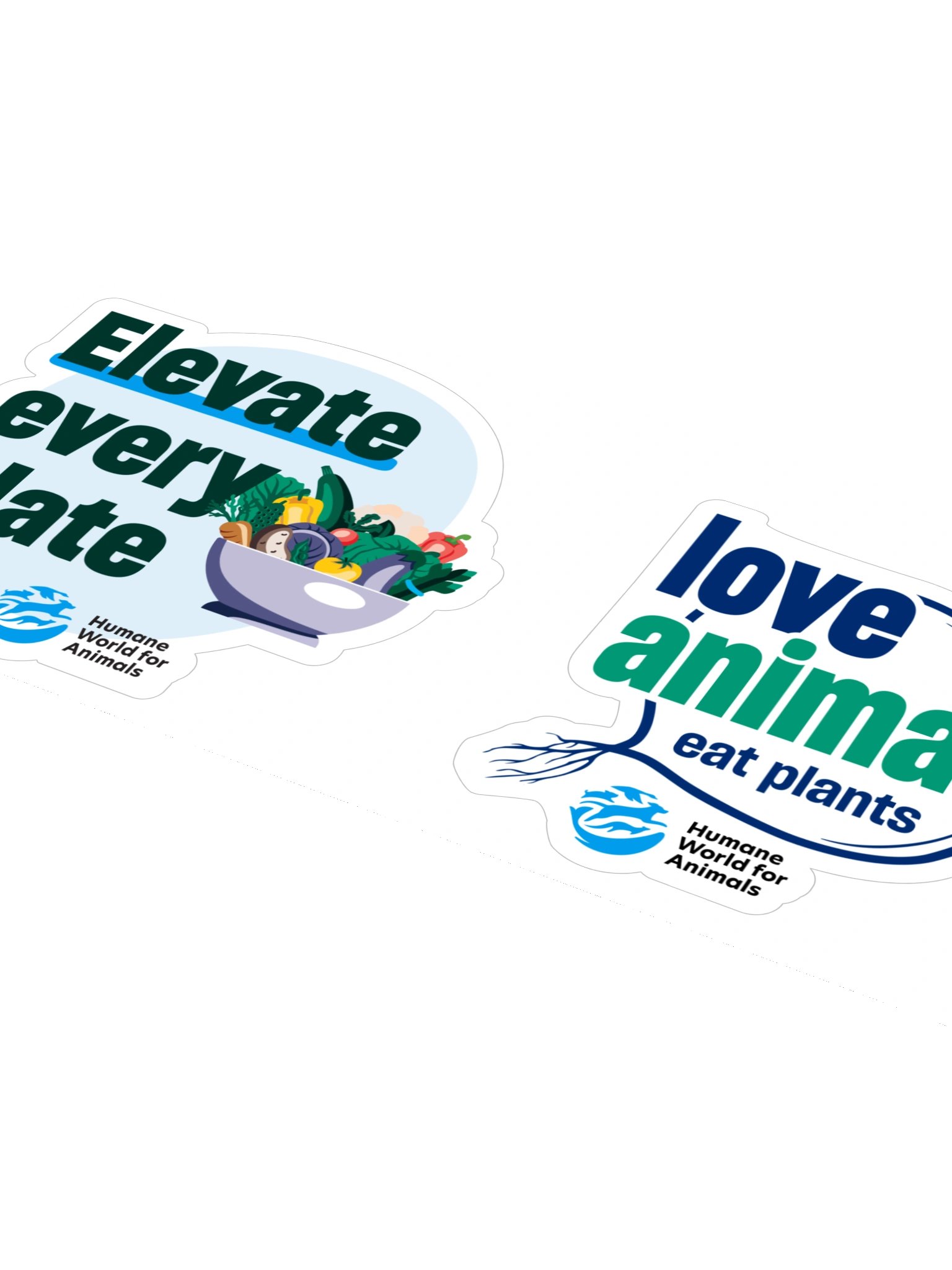 Plant-based eating stickers – Set of 4 product image (9)
