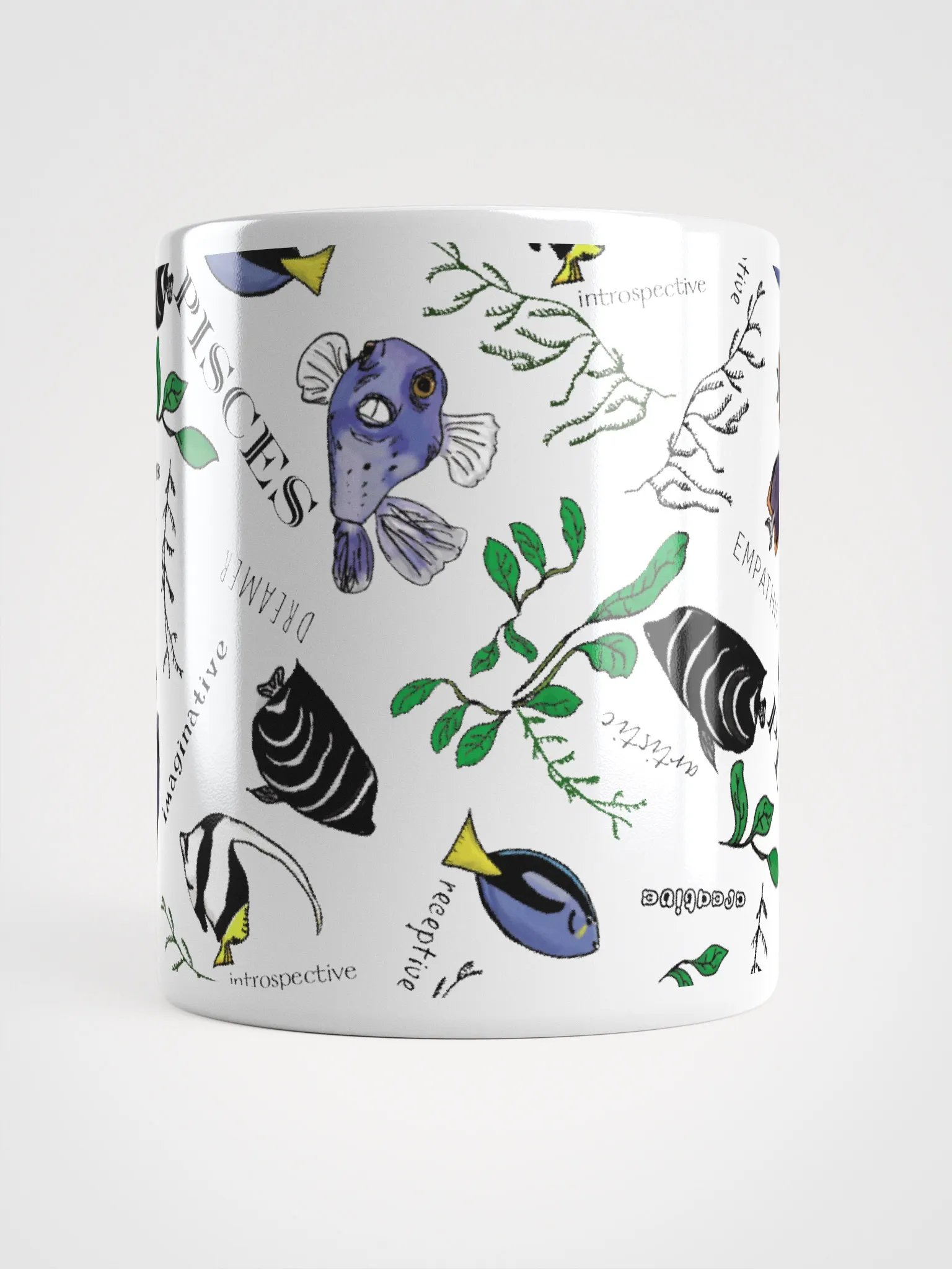 Pisces Themed Mug, 11 oz. product image (5)