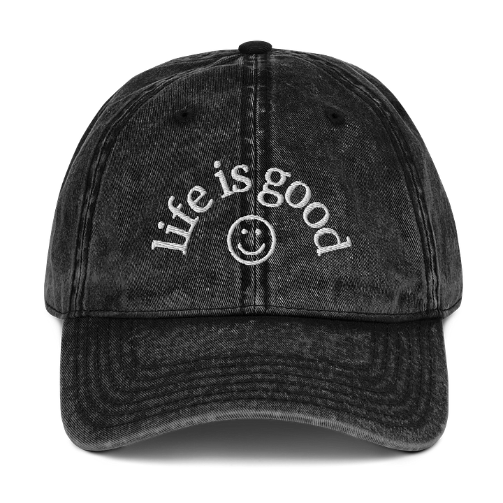 Life is Good Smiley Face Hat product image (1)