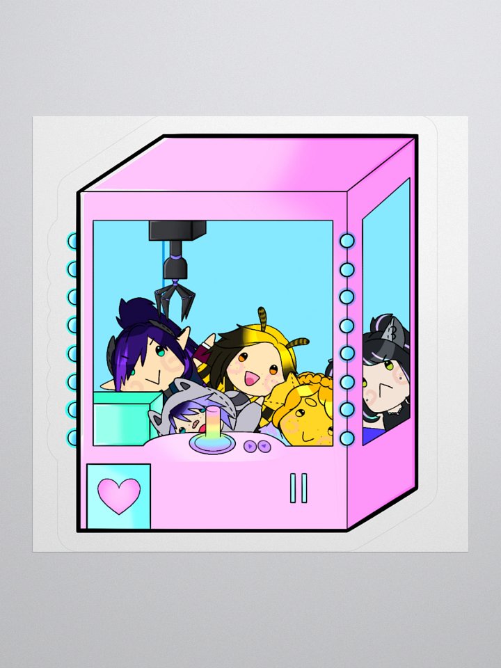 Sticker: Sugar Hearts Crane Machine product image (1)