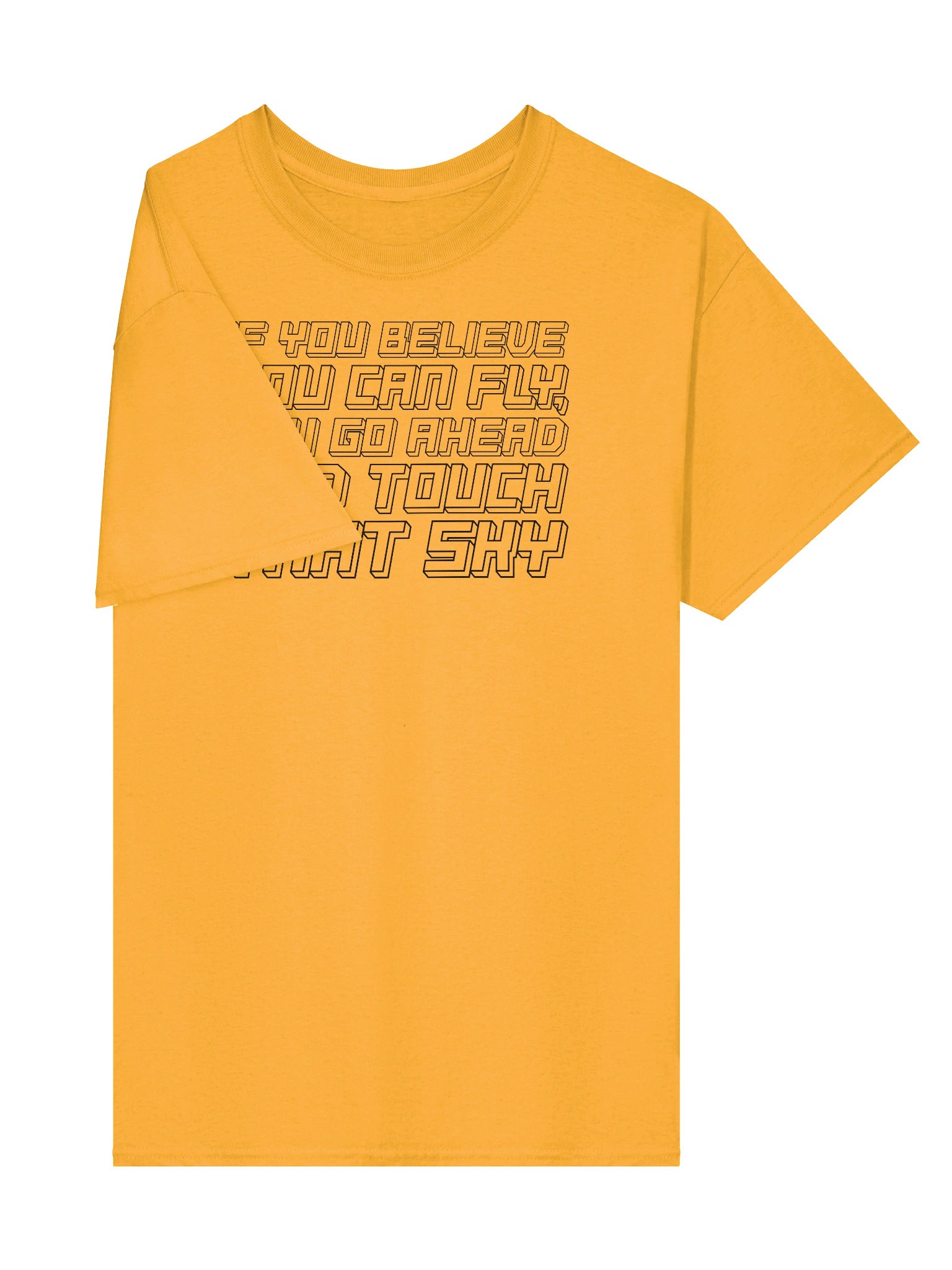 THE SELF REPORT TEE (BLACK TEXT) product image (33)