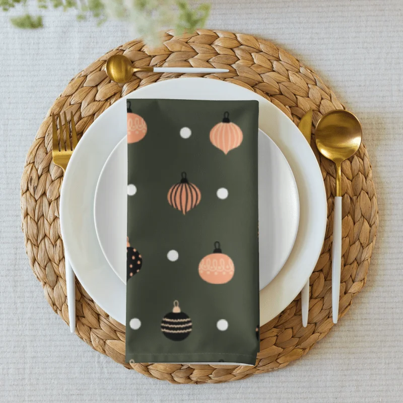 Festive Ornaments Cloth Napkin Set product image (3)