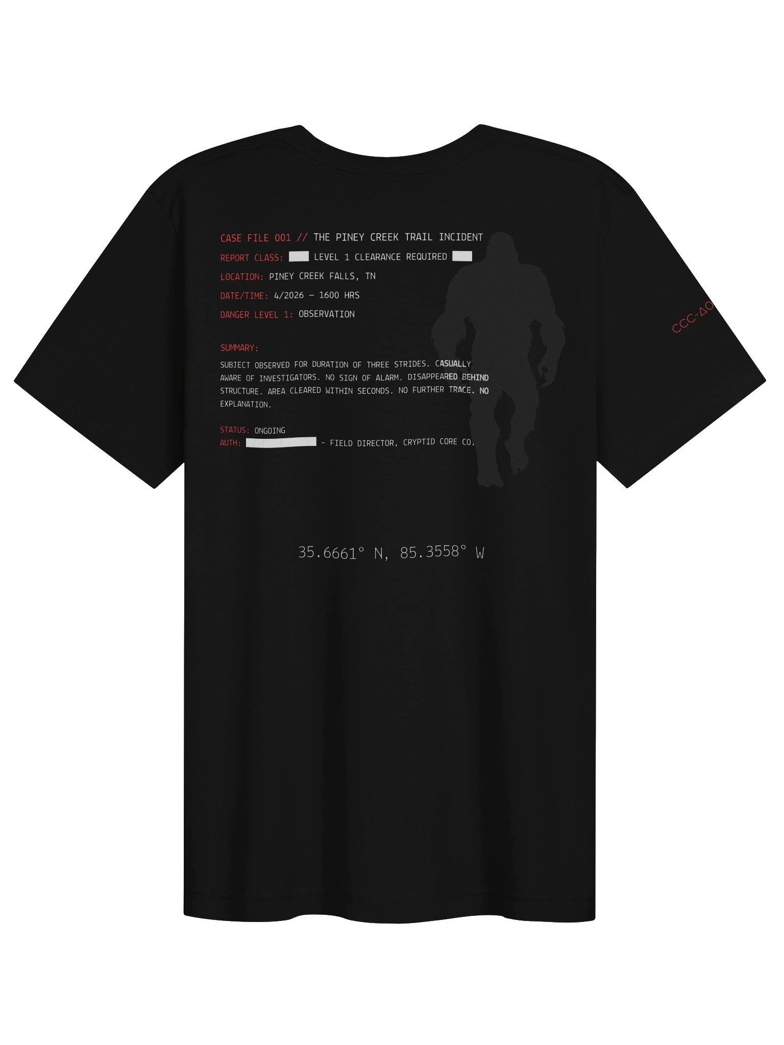 Case File 001 // The Piney Creek Trail Incident product image (2)