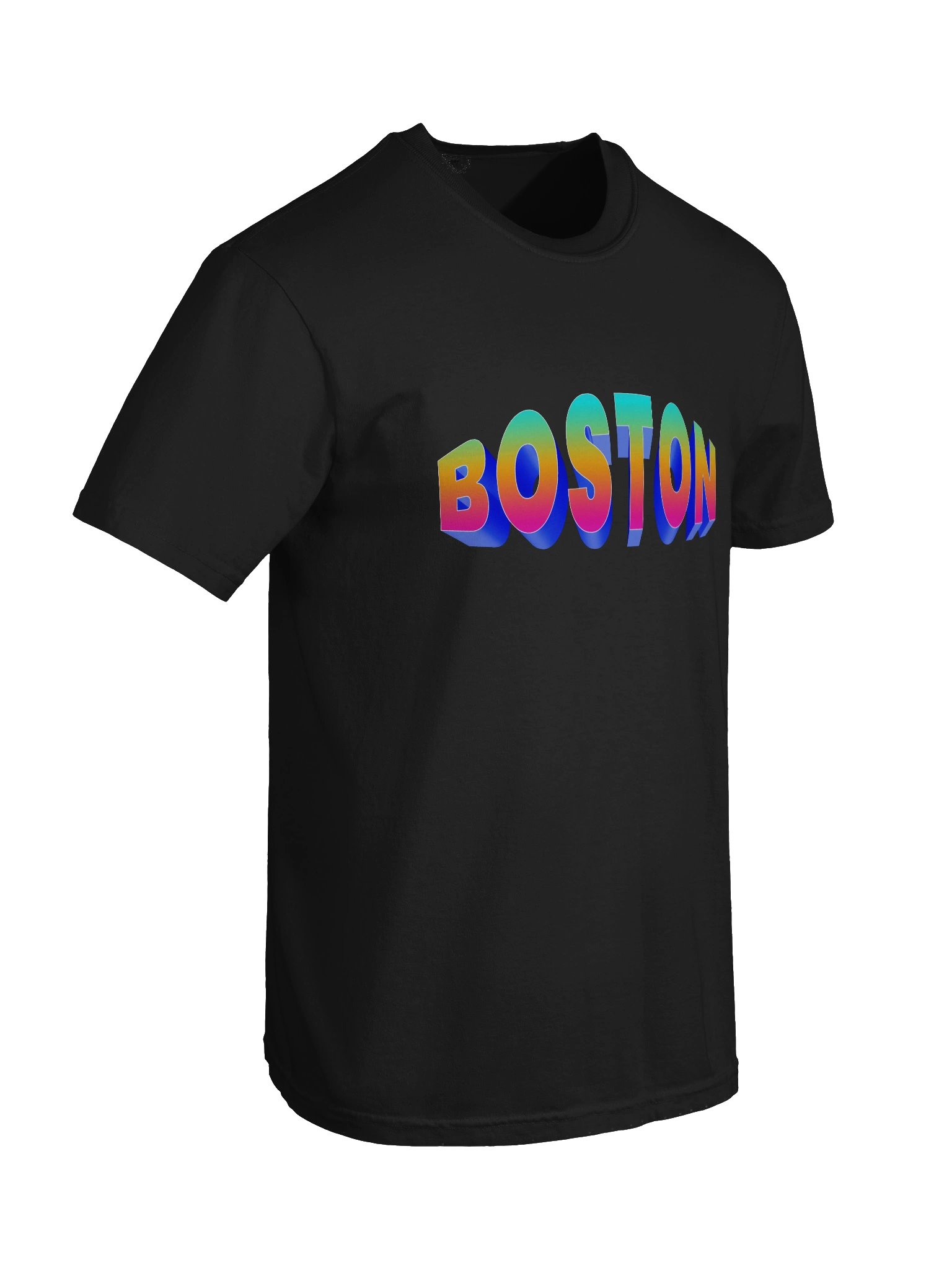 Boston 3D Bold Unisex T-Shirt product image (8)