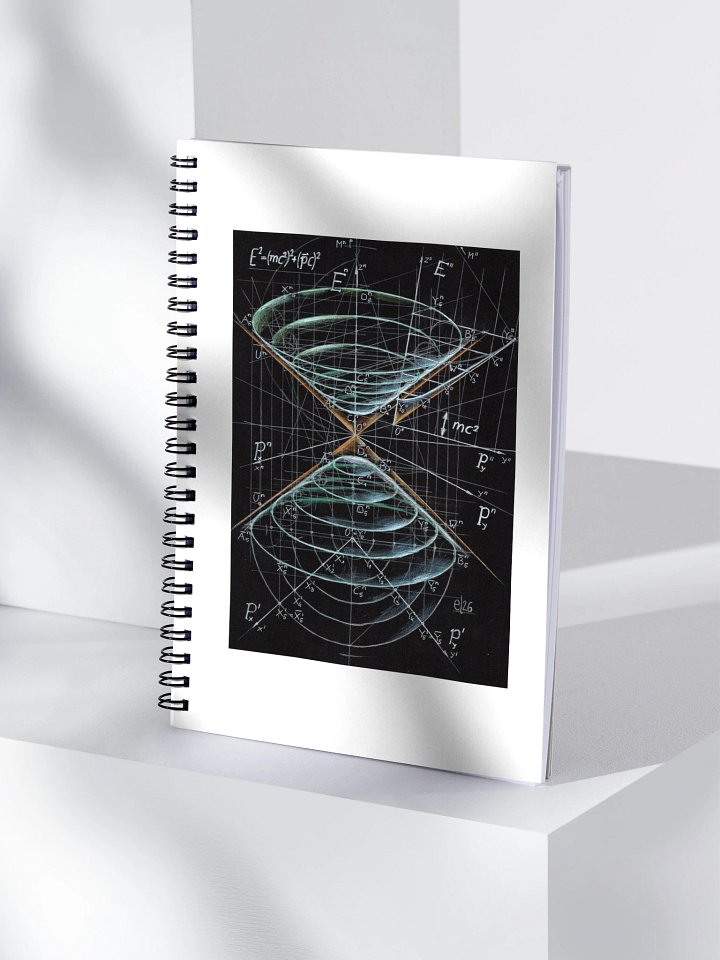 Geometric Physics Art Notebook 2: Mass Shell and Aharanov-Bohm Effect product image (1)