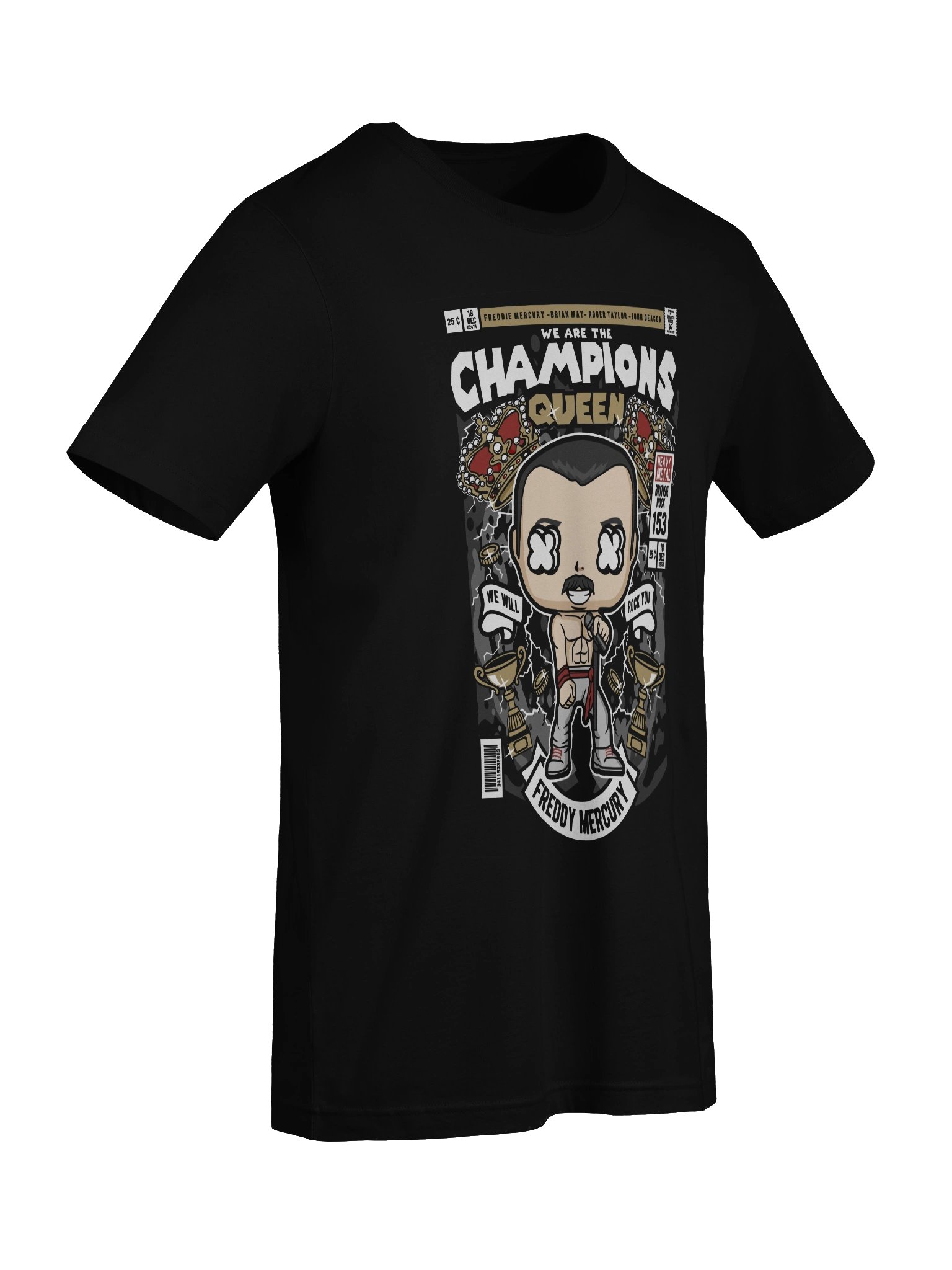 Champions Queen Heavy Metal T-Shirt product image (9)
