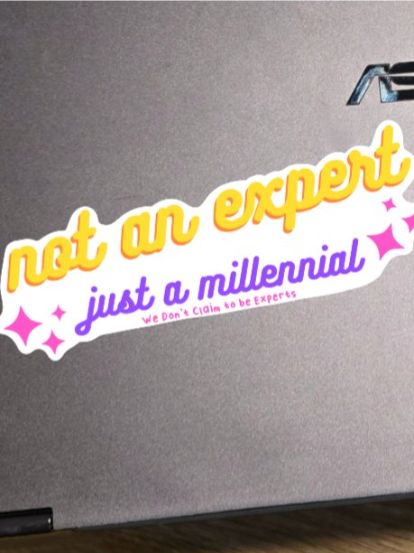 Millennial Vibes Kiss Cut Sticker product image (1)
