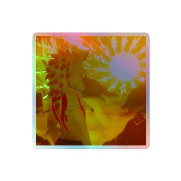 NikotaVR "Blazing Sun" Holographic Sticker product image (2)