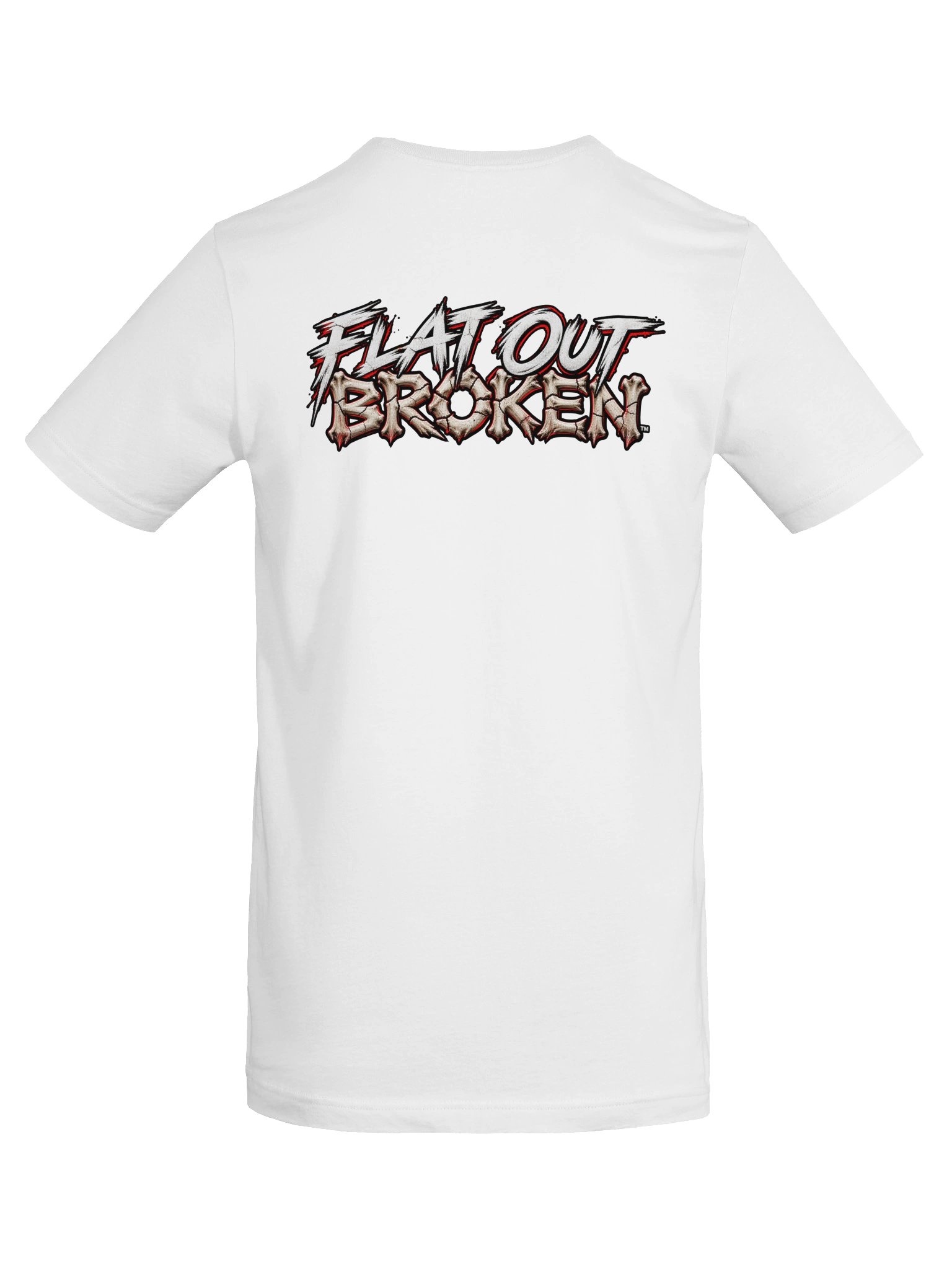 FLAT OUT BROKEN™ — DOOR-TO-DOOR DAMAGE INCLUDED — T-SHIRT product image (6)