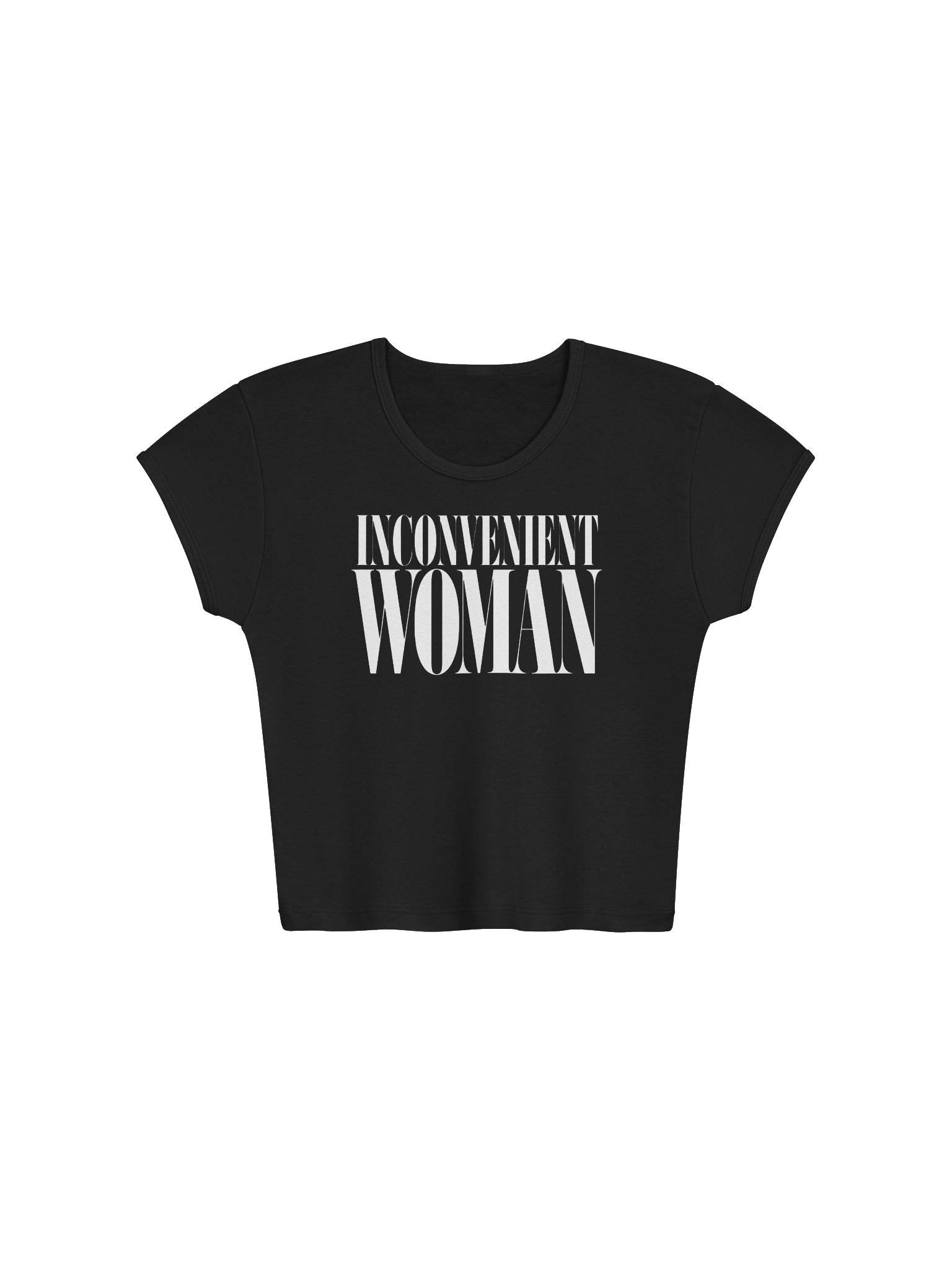 Inconvenient Woman Crop Tee product image (1)