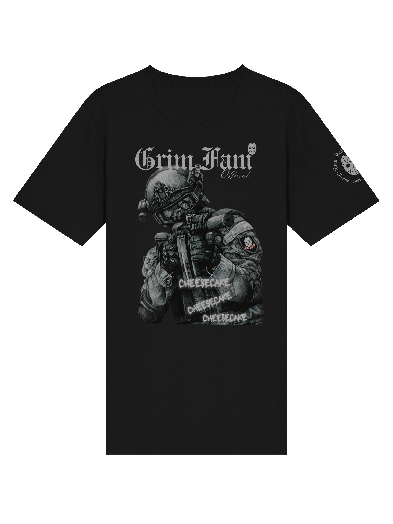 GRIM FAM — SQUAD GRIM FAM — CHAOS DIVISION | TEAM EXCLUSIVE: CHEESECAKE EDITION - SHIRT- #1 - Black / Navy / Blue / Red / Grey product image (5)