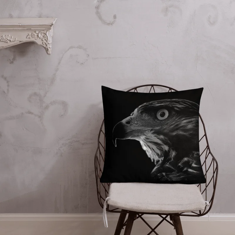 Red-Tailed Hawk I Pillow product image (2)