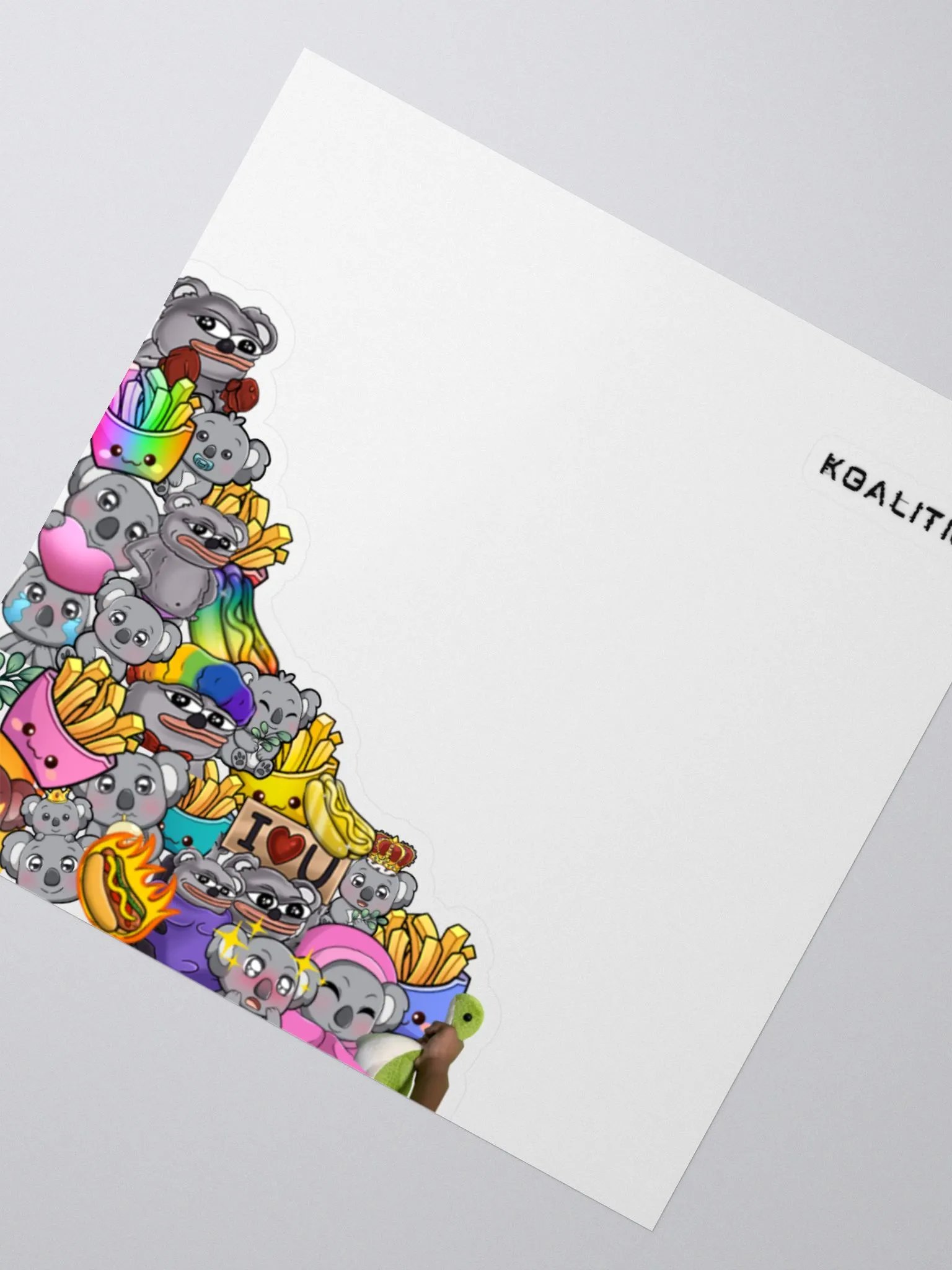 Emote Kiss Cut Stickers product image (2)