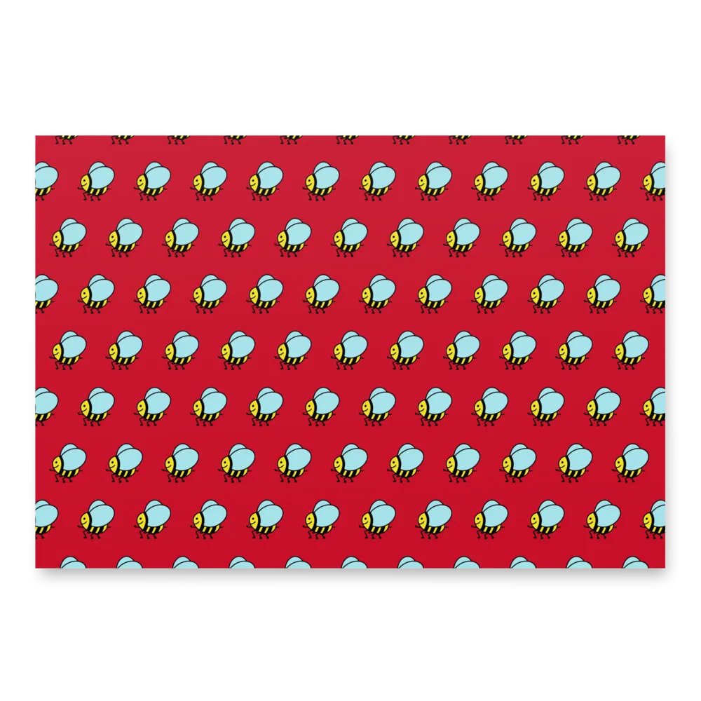 Bee Festive Giftwrap product image (1)