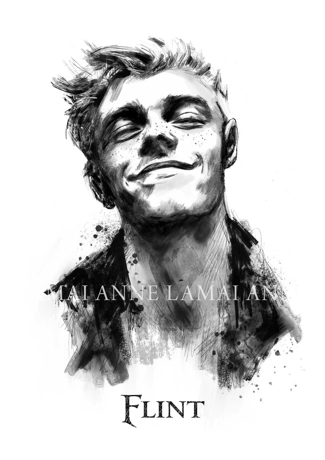 Flint | The Heart of Shadow Art Print product image (1)