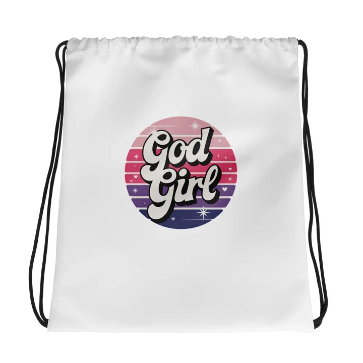 Retro 'God Girl' Drawstring Bag product image (1)