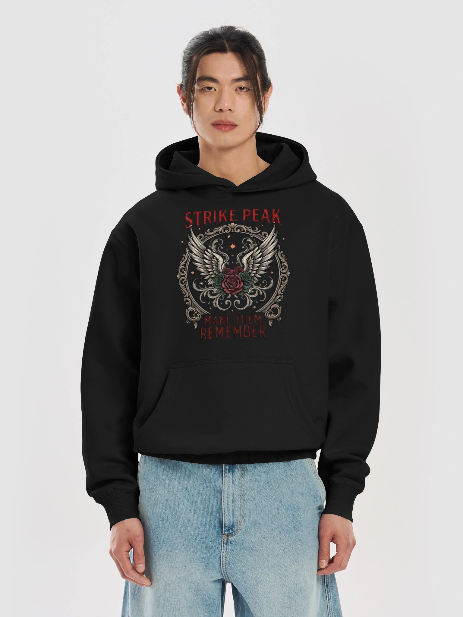 Premium Heavyweight Oversized Hoodie - "Make Them Remember" Dual-Sided Statement Streetwear product image (28)