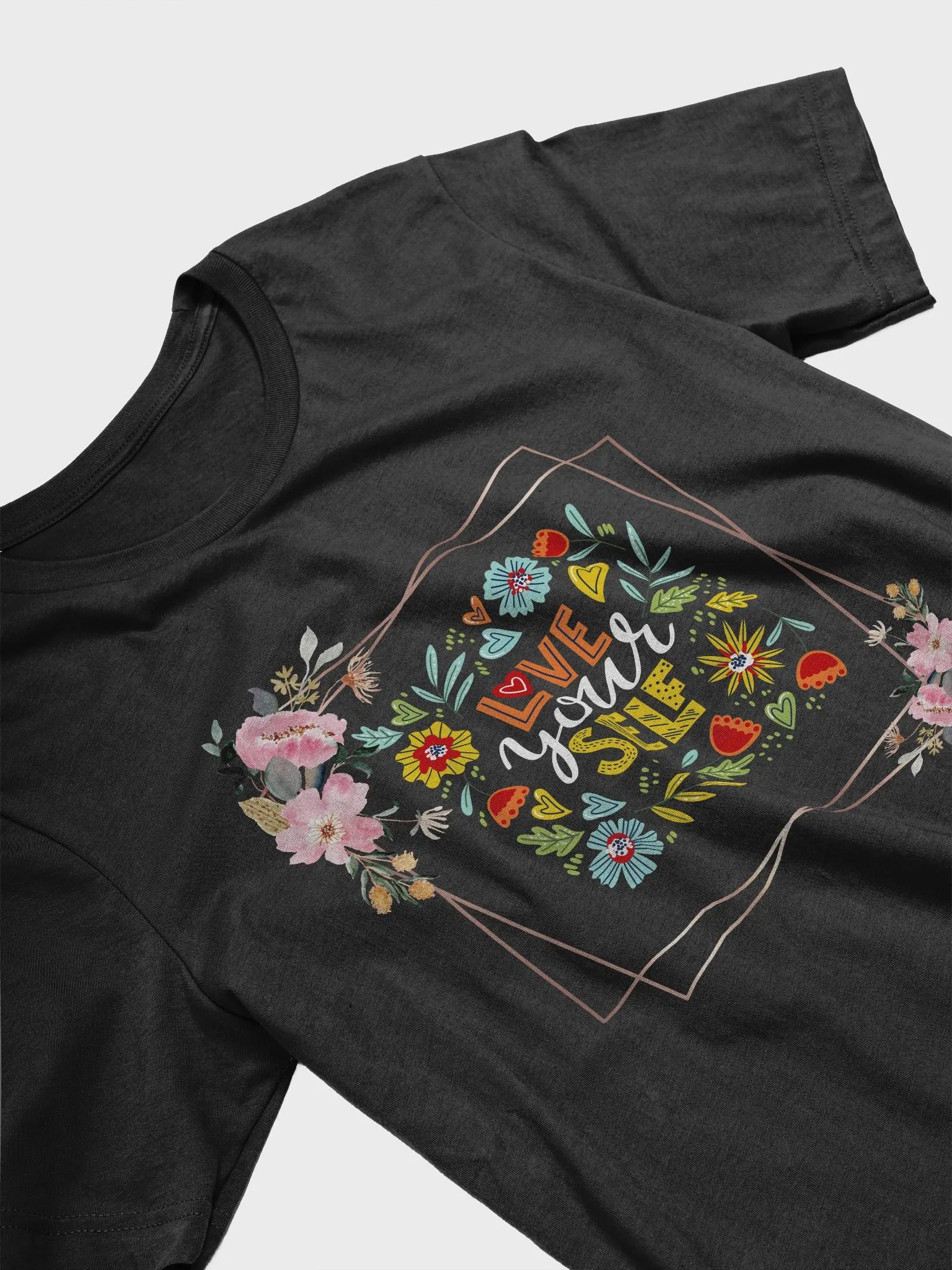 Love & Self Floral Art T-Shirt product image (14)