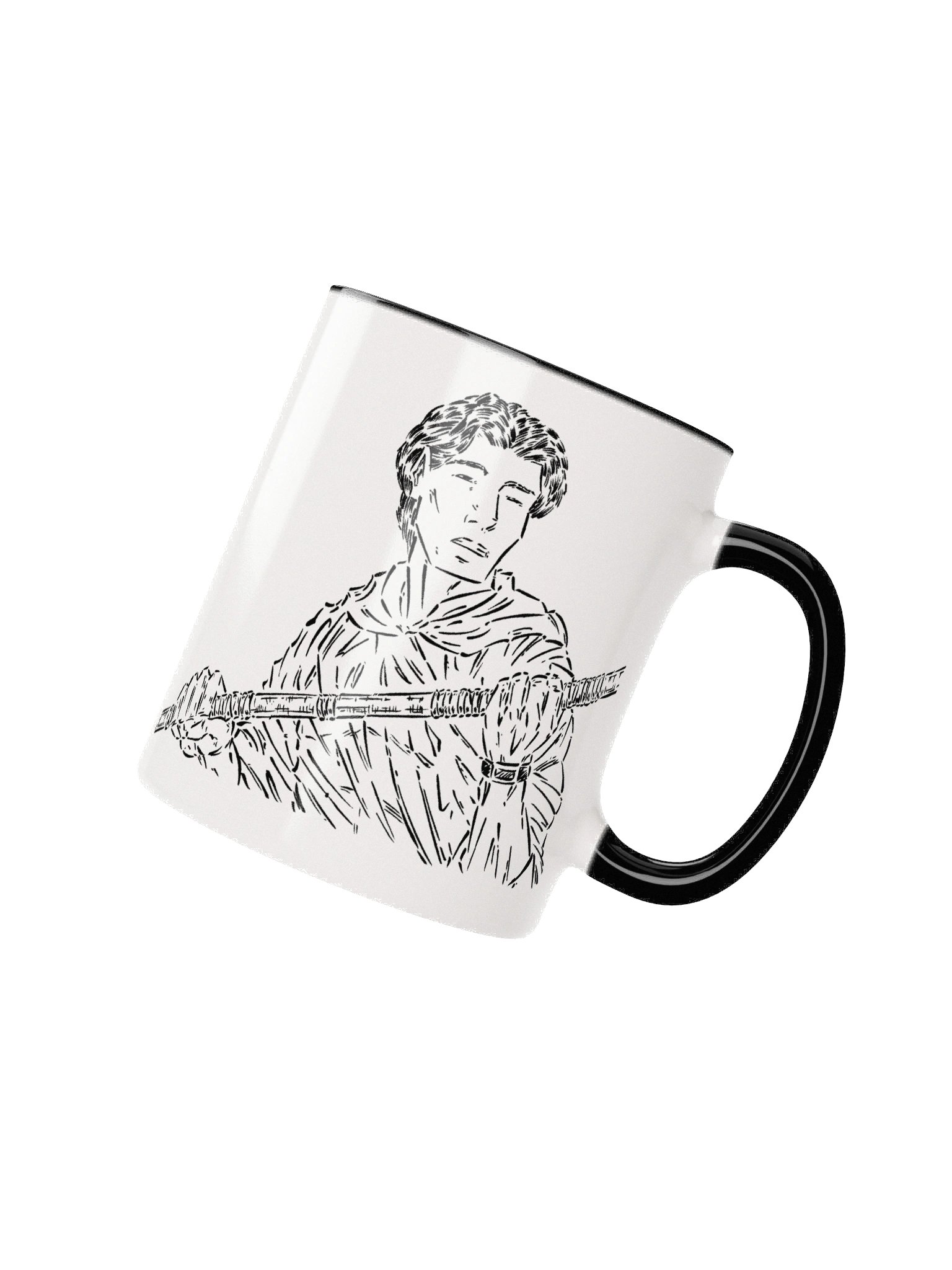MEIFUMADO | Test | Black & White Mug product image (2)