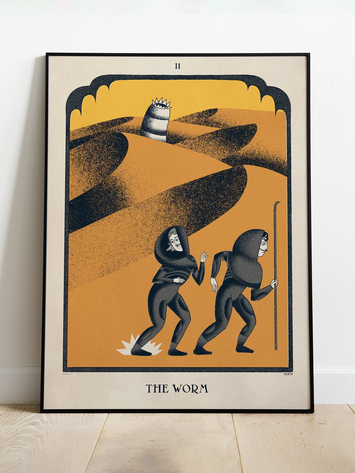 The Worm: Paul Atreides and Jessica - Art Print product image (1)