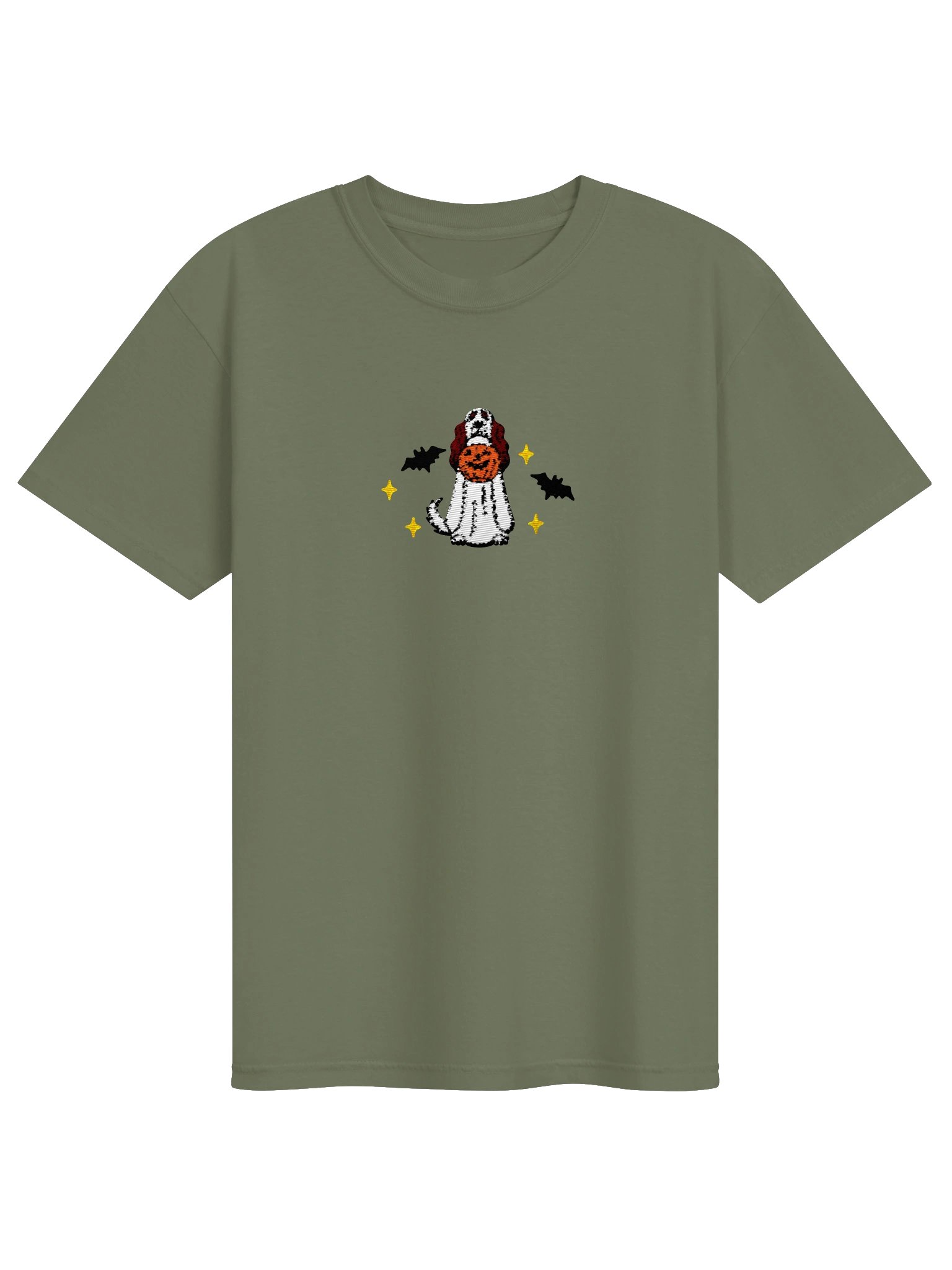 Halloween Irish Red & White Setter Embroidered T-Shirt product image (9)