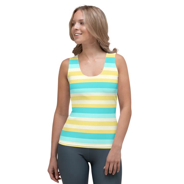 Bright Breeze Striped Women's Tank Top product image (1)