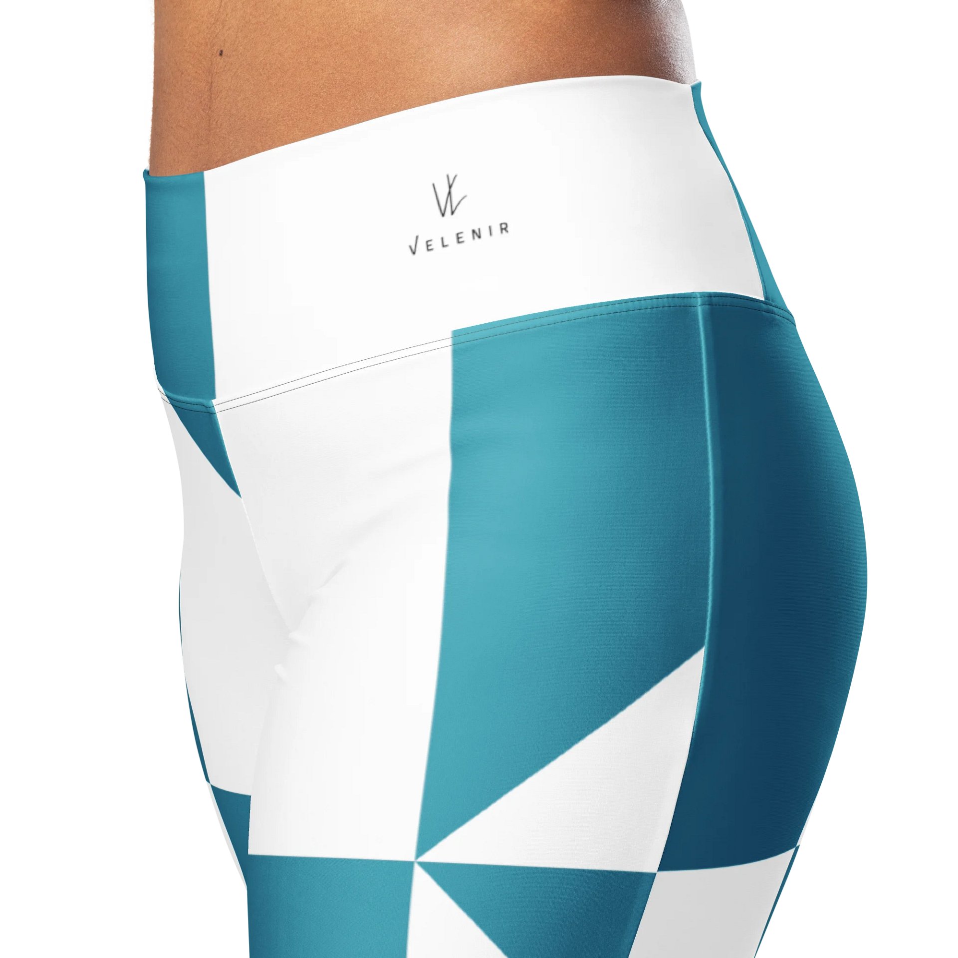 Velenir Blue Tri Women Flare Leggings product image (4)